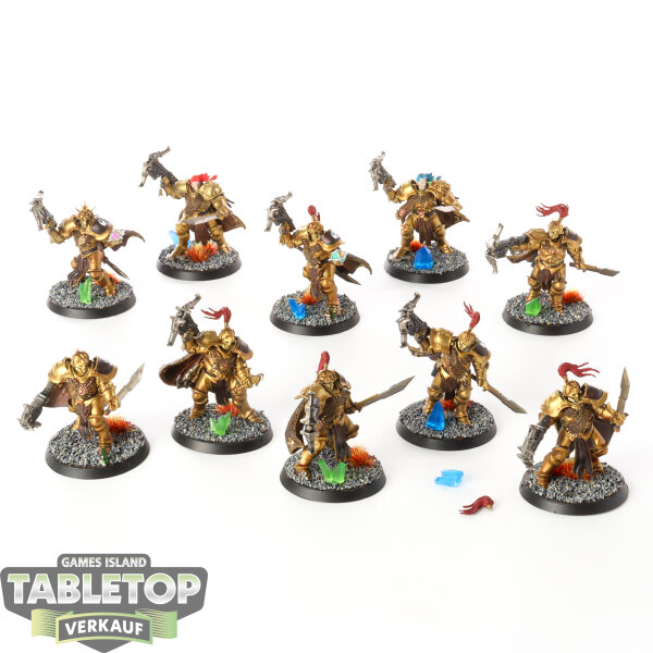 Stormcast Eternals - 10 x Vanguard-Hunters - bemalt