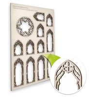 Green Stuff World - Demonic Miniature Windows - Small