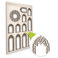 Green Stuff World - Vampire Miniature Windows - Small