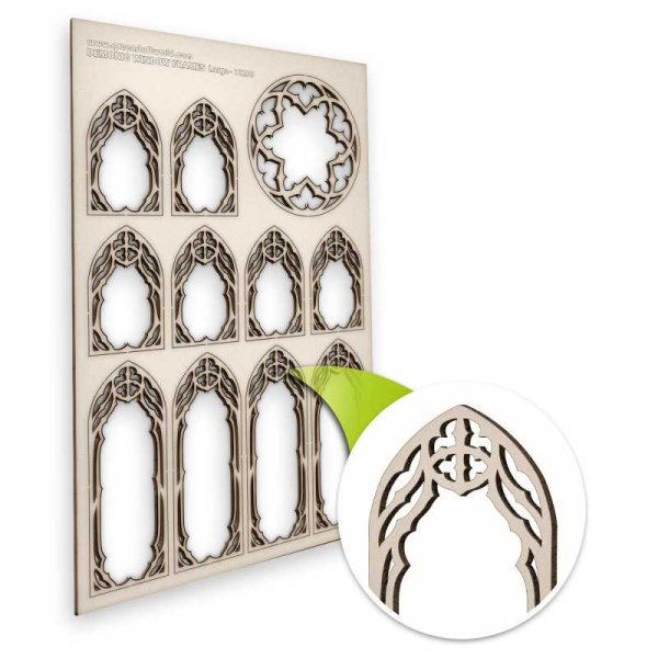 Green Stuff World - Demonic Miniature Windows - Large