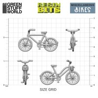 Green Stuff World - 3D printed set - Bikes