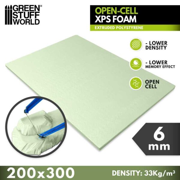 Green Stuff World - Open-Cell XPS Foam 6 mm