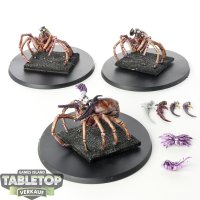 Hedonites of Slaanesh - 3 x Fiends - teilweise bemalt