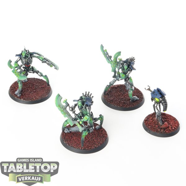 Necrons - 3x Skorpekh Destroyers - bemalt