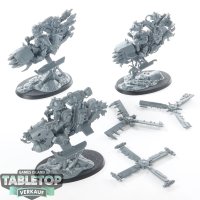 Orks - 3x Deffkoptas - unbemalt