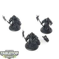 Khador - 3x Man-O-War Bombardiers - grundiert