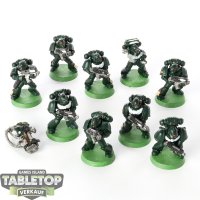 Space Marines - 9x Tactical Marines (Classic) - bemalt