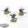 Tyraniden - 3x Tyranid Warriors - bemalt