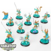 Disciples of Tzeentch - 10 x Tzaangors - bemalt