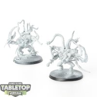 Disciples of Tzeentch - 2 x Chaos Spawn - teilweise bemalt