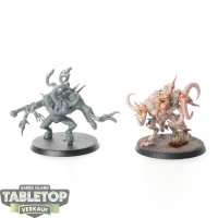 Disciples of Tzeentch - 2 x Chaos Spawn - teilweise bemalt