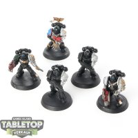 Deathwatch - 5 x Veterans - teilweise bemalt