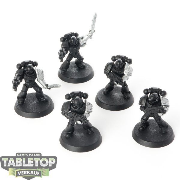 Deathwatch - 5 x Veterans - teilweise bemalt