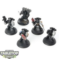 Deathwatch - 5 x Veterans - teilweise bemalt