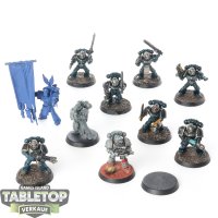 Deathwatch - 10 x Veterans - teilweise bemalt