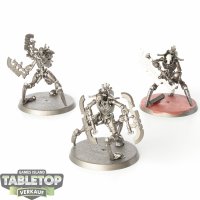 Necrons - 3 x Skorpekh Destroyers - teilweise bemalt