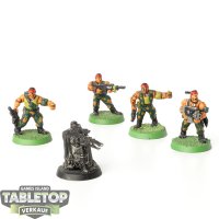 Astra Militarum - 5 x Catachan Command Squad  - teilweise...