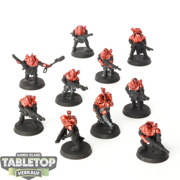 Genestealer Cults - 10 x Neophyte Hybrids - teilweise bemalt