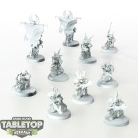 Soulblight Gravelords - 10 x Grave Guard - teilweise bemalt