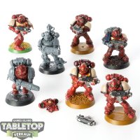 Space Marines - 7x Tactical Marines (Classic) - bemalt