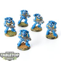 Ultramarines - 5x Tactical Marines (Classic) - bemalt