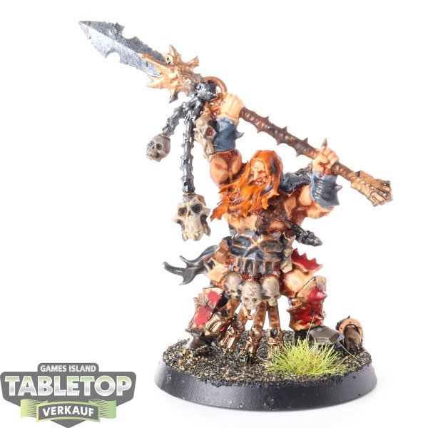 Blades of Khorne - Exalted Deathbringer with Impaling Spear - bemalt