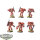 Blood Angels - 6x Assault Marines - bemalt