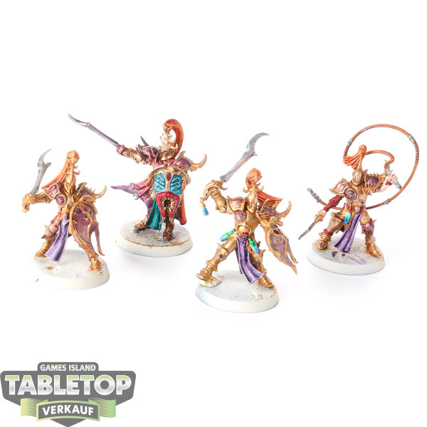 Hedonites of Slaanesh - Myrmidesh Painbringers - bemalt