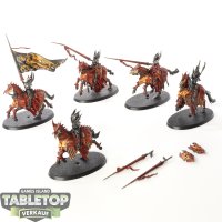 Soulblight Gravelords - 5x Blood Knights - bemalt