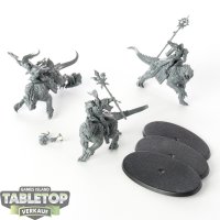 Stormcast Eternals - 3 x Evocators on Dracolines - unbemalt