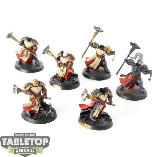 Stormcast Eternals - 6 x Sequitors - teilweise bemalt