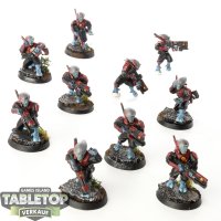 Tau Empire - 10x Pathfinder - bemalt