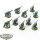 Tyraniden - 10 Termagants - bemalt
