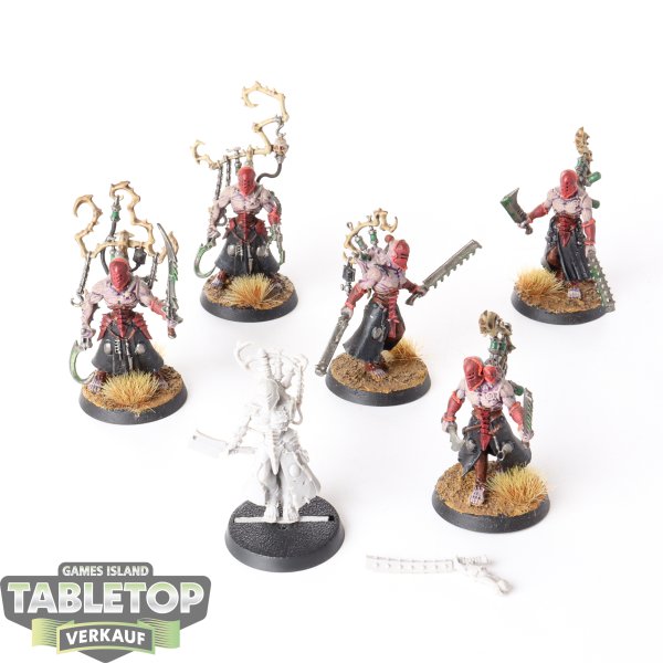 Drukhari - 6 x Wracks - teilweise bemalt