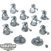 Necrons - 10 x Necron Warriors klassisch - teilweise bemalt