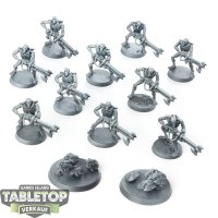 Necrons - 10 x Necron Warriors klassisch - teilweise bemalt