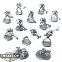 Necrons - 10 x Necron Warriors klassisch - teilweise bemalt