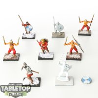 SAGA Tabletop - 8x Bondi Warriors - teilweise bemalt