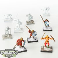 SAGA Tabletop - 9x Bondi Warriors - teilweise bemalt