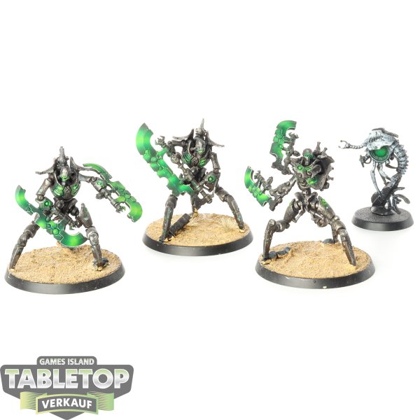 Necrons - 3x Skorpekh Destroyers - teilweise bemalt