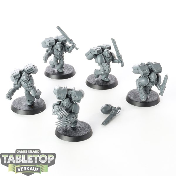 Space Marines - 5 x Vanguard Veteran Squad - unbemalt