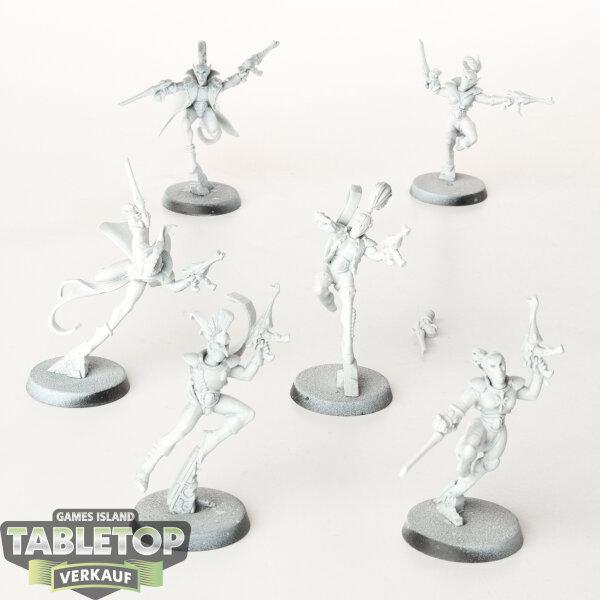 Craftworlds - 6x Harlequin Troupe - grundiert