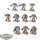 Horus Heresy - 10 x Legion Cataphractii Terminator Squad - bemalt