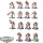 Horus Heresy - 15 x Legion MKVI Tactical Squad - teilweise bemalt