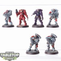 Space Wolves - 6 x Primaris Reivers - teilweise bemalt