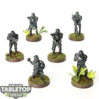 Imperium - 6x Imperial Death Troopers - bemalt