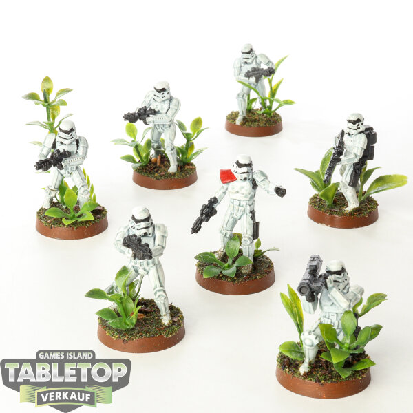 Imperium - 7x Stormtroopers - bemalt
