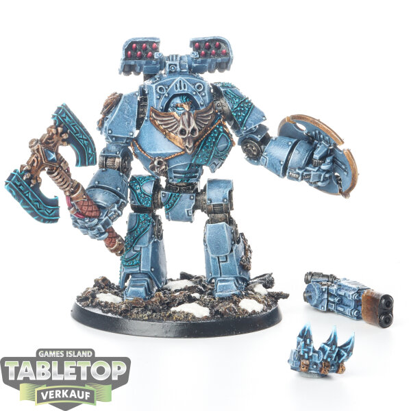 Horus Heresy - Space Wolves (Alpha Legion) Contemptor Dreadnought - gut bemalt
