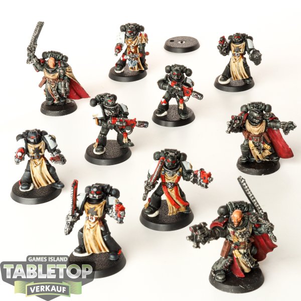 Black Templars - 10x Primaris Crusader Squad klassisch - bemalt