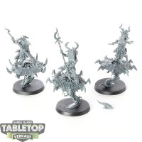 Disciples of Tzeentch - 3x Tzaangor Enlightened - unbemalt